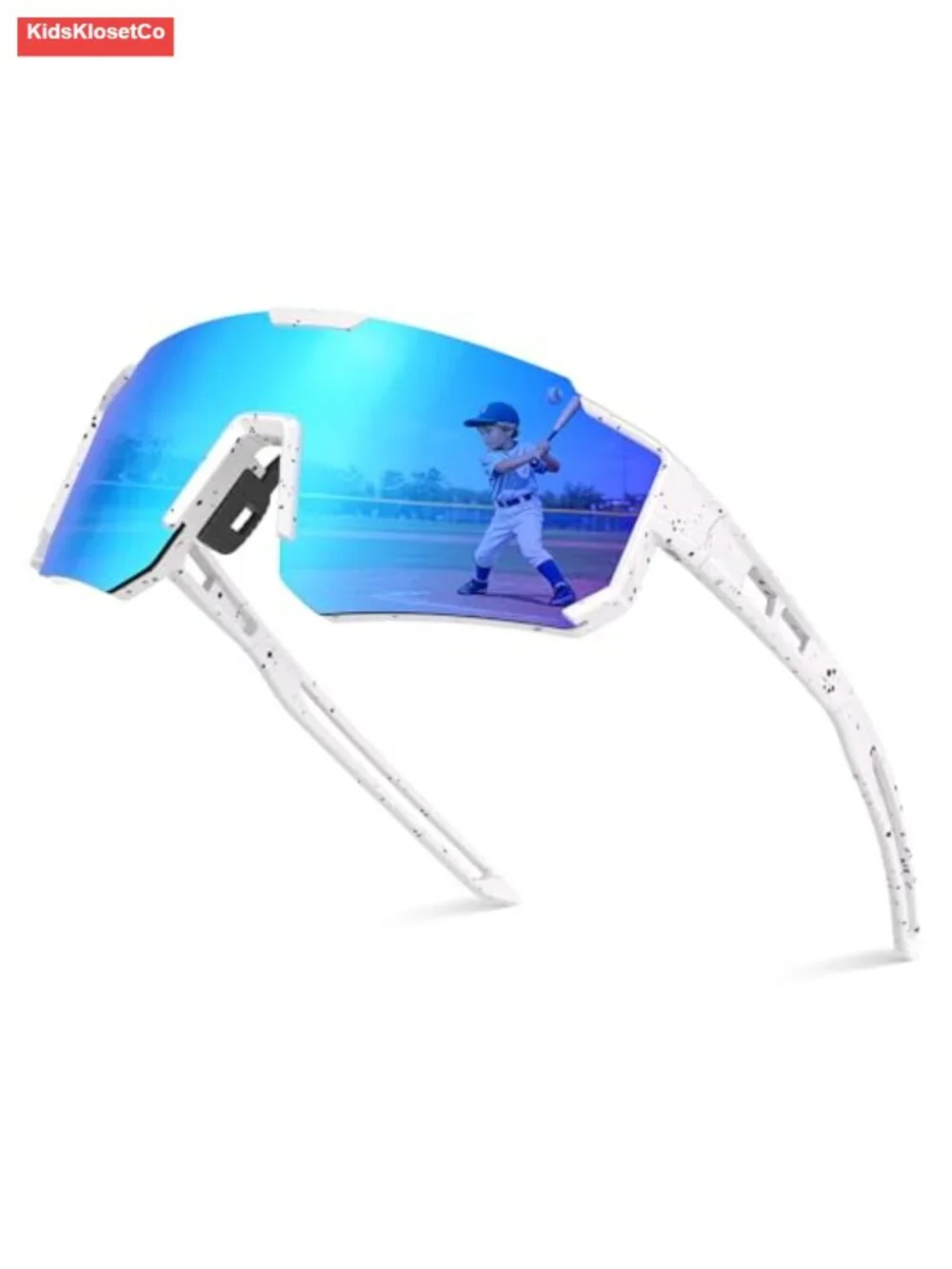 Youth Polarized Sports Sunglasses for Baseball Cycling UV Protection